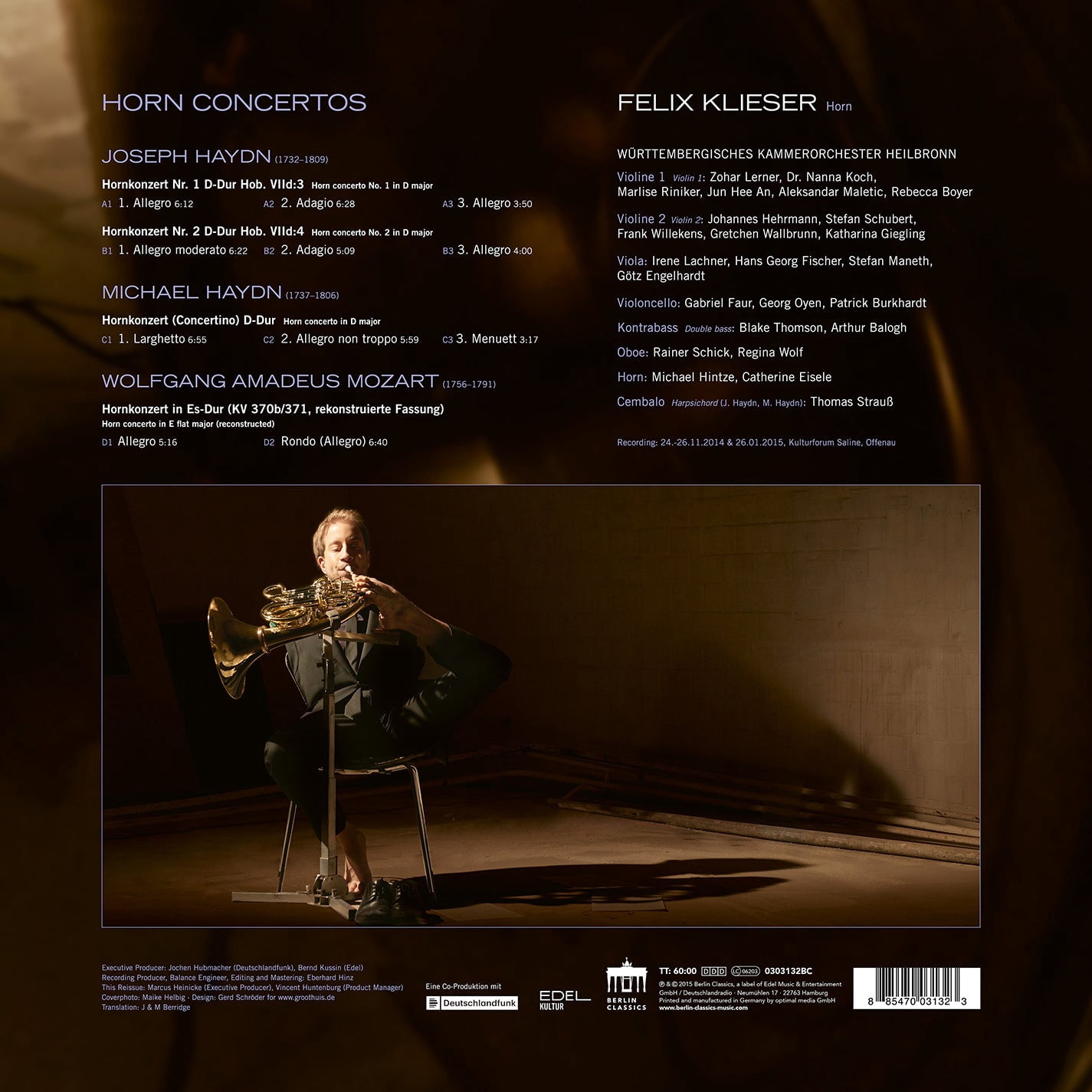 Felix Klieser - Hornkonzerte - Music & Performance - Vinyl