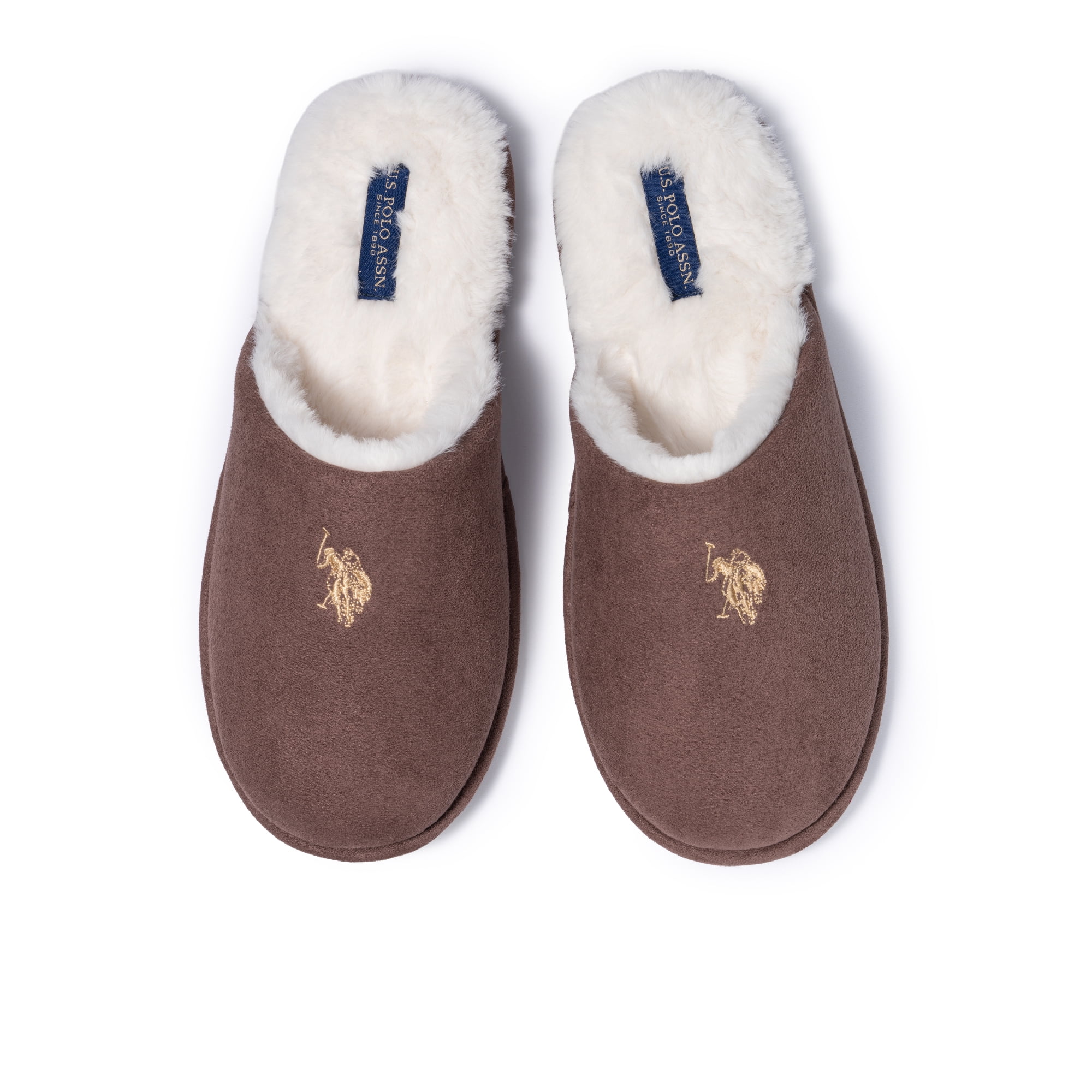U.S Polo Assn. Mens Scuff Slippers