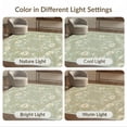 thumbnail image 7 of ODIKA Over Faded Center Border Ornamental Scrolls Vintage Boho Distressed Playful for Queen Size Bedroom, Under Bed, Master Suite, Foldable Easy Care, 7 of 7