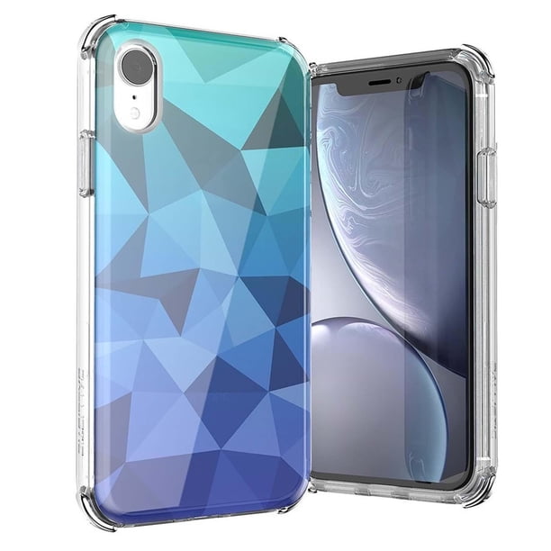 Funda Ballistic Jewel Mirage para iPhone XR Azul Gradient