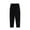 Black, variant on Pajama Pants Men Couples Thick Fleece Lined Flannel Pajama Pants, Warm Winter Lounge Pants, His & Hers Matching Sleepwear PJs Cozy Bottoms