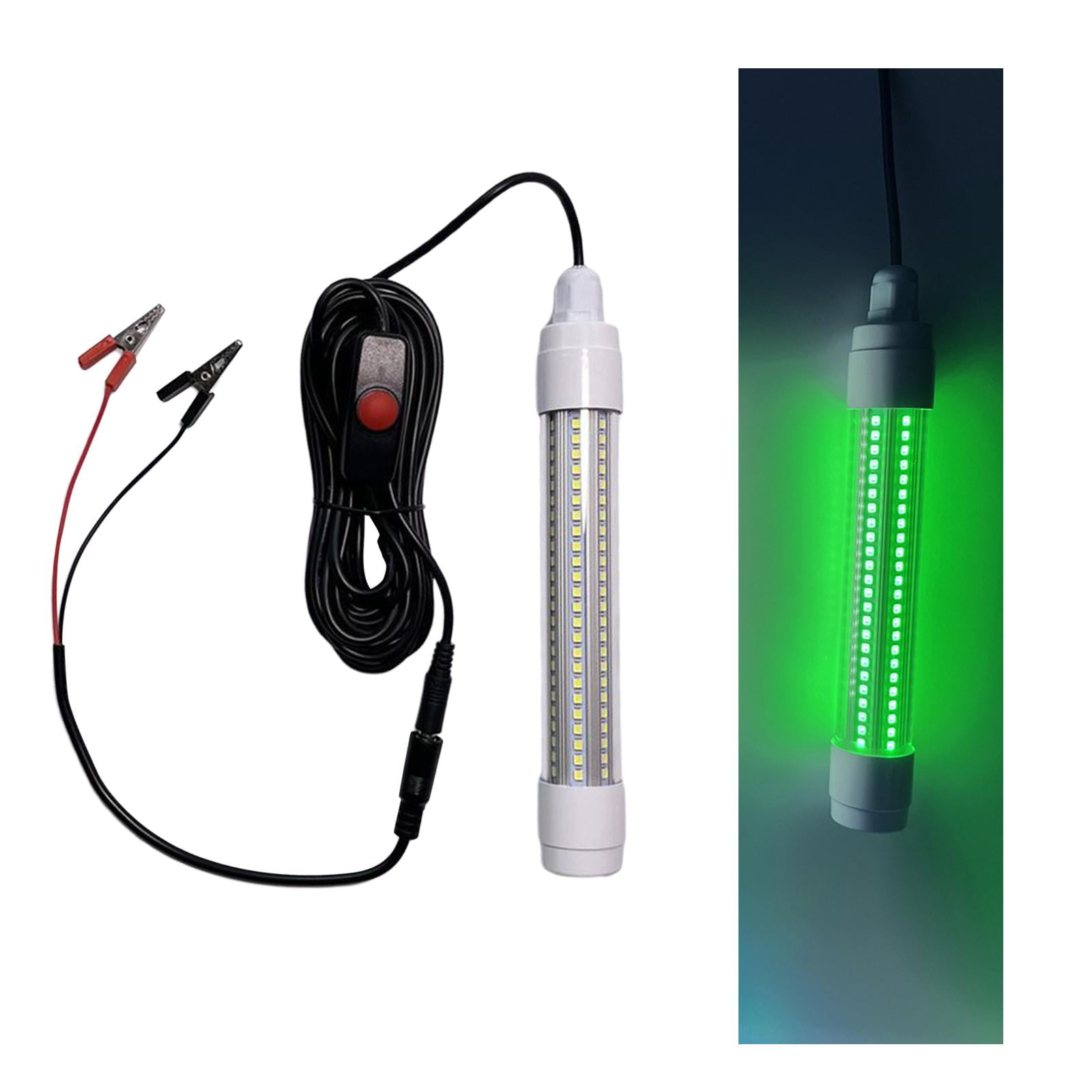 Luz De Pesca Subacuática LED - Atrae Peces En Agua Dulce Y Salada | Impermeable, De Alta Intensidad | Ideal Para Pesca Nocturna, En Hielo O Muelle