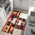 thumbnail image 4 of Fat Chef Kitchen Rugs Set 2 Piece Colorful Farmhouse Decorative Rug for Kitchen Low-Profile Floor Mats Decorations for Home Kitchen (17"x48"+17"x30"), 4 of 6