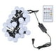 thumbnail image 3 of Guirnalda de luces con bombilla de globo G40 de 25 LED, luz de hadas RGB de 16,4 pies para decoración de bodas y fiestas, enchufe de 100-240VUS, 3 of 5