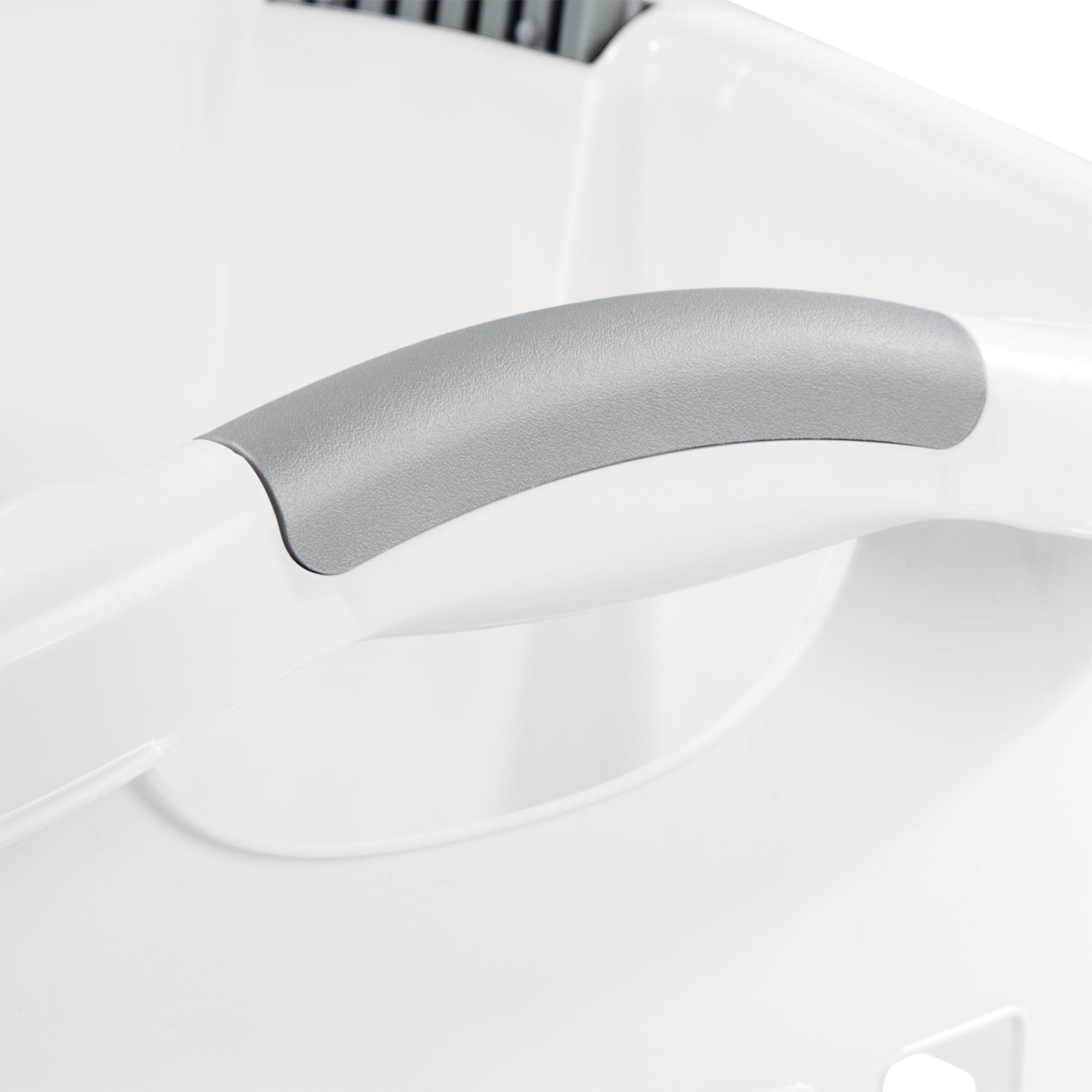 Sterilite White Wheeled 62L Hamper