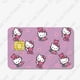 thumbnail image 5 of Nueva pegatina para tarjeta de crédito y débito de Hello Kittys, pegatina de póquer My Melody Kawaii, pegatinas impermeables de dibujos animados, pegatina de chip grande y pequeño, 5 of 5