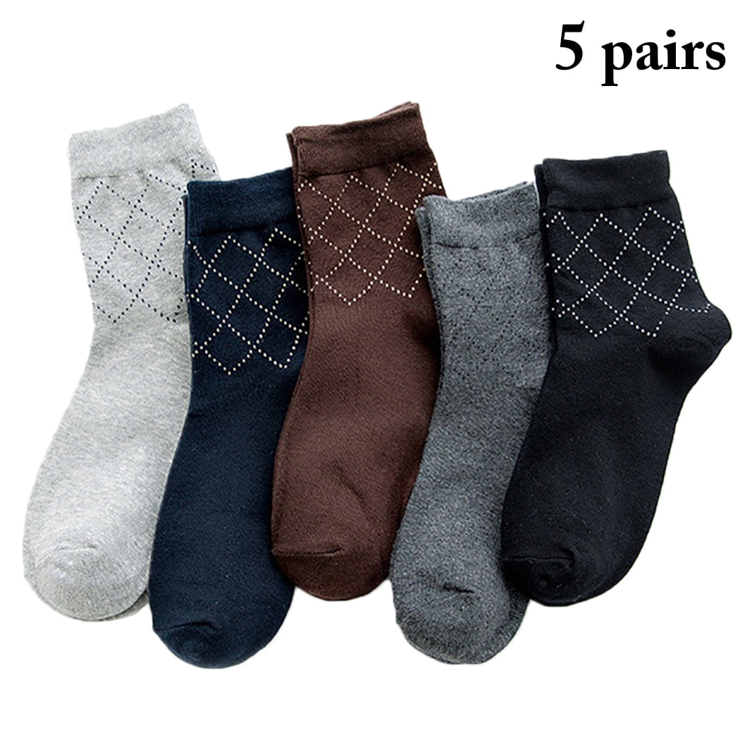 Heatuff Mens Crew Socks Moisture Wicking Max Cushion Athletic