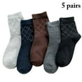 thumbnail image 2 of 5 Pairs Men Socks Moisture-wicking Breathable Crew Socks High Ankle Socks, 2 of 10