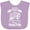 Lavender, variant on Inktastic Tractor Woman Girls Baby Bib