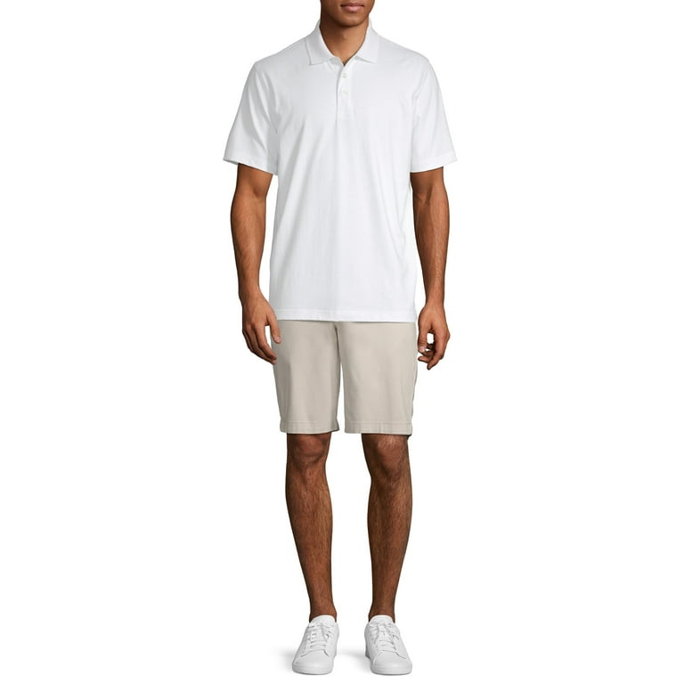 George men's solid jersey polo hotsell