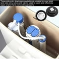 thumbnail image 2 of Flushometer Compatibility, Natural Rubber Diaphragm Float Valve Washer, Easy Installation for Vintage Toilet Tanks 3PCS, 2 of 6