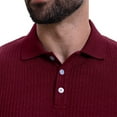 thumbnail image 7 of Fnooota Mens Polo Shirts Short Sleeve, Pullover Collared Work Casual Summer Shirts Wine Size M, 7 of 7