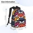 thumbnail image 2 of Defioc Fox Face Pattern Laptop Backpack for Men and Women,Casual Backpack Dayback Sports Bookbag for Travel Running Hiking, 2 of 6