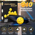 thumbnail image 5 of Outdoor Pickleball, 40 Holes For Maximum Flight & Durability Skill Levels | Ideal For Recreational Or Competitive Play, (Pack Of 4), 5 of 5
