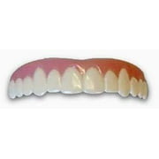 Imako Cosmetic Teeth 2 Pack. (Large, Natural) Uppers Only- Arrives Flat. Fit at Home Do it Yourself Smile Makeover!