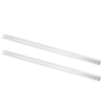 

LYUMO 2Pcs Robot Aluminum Flat Beam 40 Hole L‑Type 12 X 12 X 328mm 3103-0040-0328