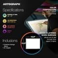 thumbnail image 2 of Artograph Ultra-Thin Lightpad, Featherweight 12" x 17" Dimmable Drawing & Tracing Board, 2 of 7