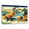 thumbnail image 2 of ArtWall Katsushika Hokusai "The Fields of Sekiya By the Sumida River" Gallery-Wrapped Canvas, 2 of 2