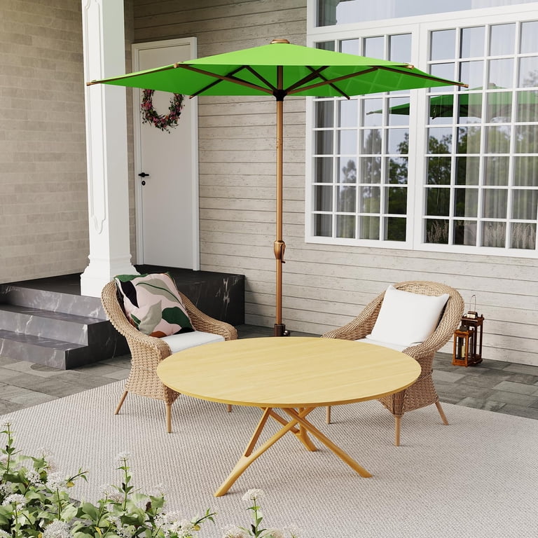 easeland patio umbrella Jardinico Giant Sidepost Crank Lift Patio Umbrella JCP.401