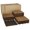 22PCS Brown, variant on 22 PCS 12" x 12" Composite Acacia Wood Deck Tiles, Interlocking Waterproof Outdoor & Indoor Flooring, Snap Together Patio Tiles for Balcony, Poolside, Deck, Garden, Brown