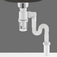 thumbnail image 2 of Fregadero Tubería de desagüe Fregadero flexible Tubería de desagüe de alcantarillado Tocador de baño Desagüe del fregadero Tubería de plomería - 32MM 32 mm Sunnimix Desagüe del lavabo del fregadero, 2 of 8