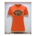 thumbnail image 1 of Playera Blusa Con Impresion De Beso Animal Print Sexy Color Anaranjado Talla Chica Marca Emil SaEs, 1 of 4