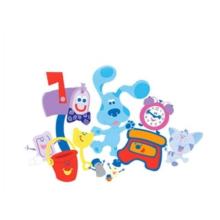 Party Fun Blue's Clues & You! Cake Toppers Cupcake Decorations Set of 12 with 4 Figures, 4 Rings, and 4 Stickers Featuring Jo