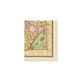 thumbnail image 2 of Historic State Map - Utah - Cram 1888 - Vintage Wall Art, 2 of 4