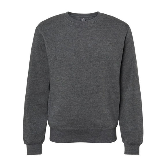 J America 8870JA Adult Triblend Crewneck Sweatshirt