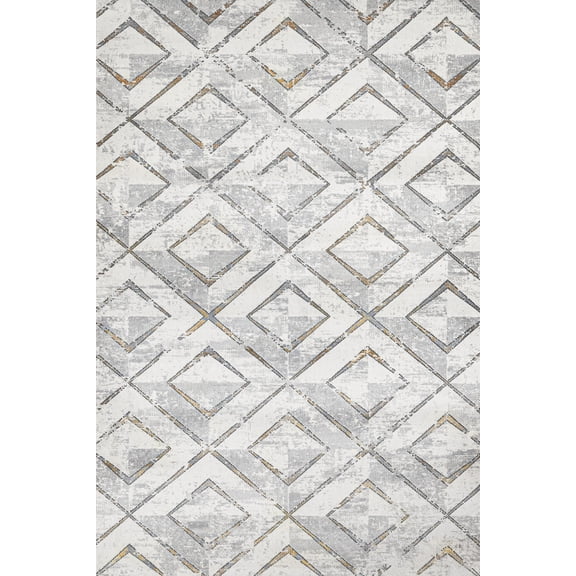 Grey Geometric Area Rugs for Living Room Washable Rugs Boho Moroccan Area Rug Soft Neutral Geometric Bohemian Carpet Distressed Indoor Rug for Bedroom Dining Room Office Foldable Nonslip Rug