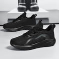 thumbnail image 3 of Men's Thin Breathable Casual Sneakers, summer fashion walking shoes, sweat releasing mesh surface, anti-slip design, lightweight comfy footwear for hot weather., 3 of 5