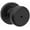 Black, variant on Kwikset 300MNKRDT-15 Maven Privacy Door Knob Set - Nickel