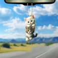 thumbnail image 1 of Aqestyerly Car Rearview Mirror Sticker,Striped Car Decal Sticker,Decorative Jacquard Stripes for Automobile,Matching Rearview Mirror Decal, 1 of 7