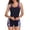 Purple, variant on Riforla One-Piece Swimsuit Women Contrast Color Cutout Back Athletic Sporty Swimsuit for Beach and Pool Activities Bathing Suit for Women Purple M