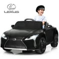 thumbnail image 1 of Costway 12V Kids Ride on Car Lexus LC500 Licensed Remote Control Electric Vehicle Black, 1 of 10