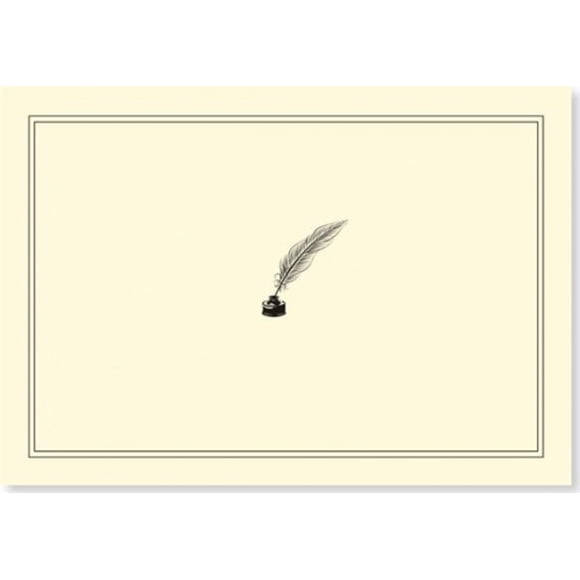 Quill Pen and Ink Note Cards (Stationery, Boxed Cards)