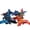 Q 3pc, variant on 3D Printed Dragon with Wings , for Stress Relief, Surprise Animals Figurines for Boys
