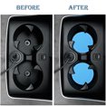 thumbnail image 4 of Trayknick Car Cup Coaster Anti-deform Groove Pattern PVC Anti-slip Round Bendable Car Drink Holder for Daily, 4 of 12