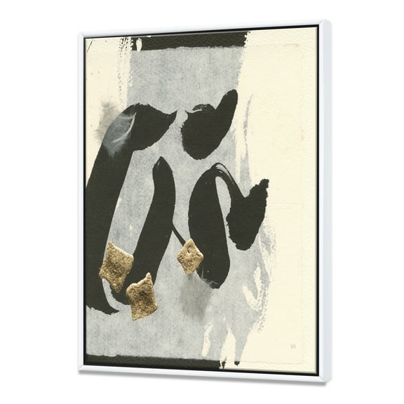 Designart ' Glam Collage I ' Modern & Contemporary Framed Canvas