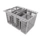 thumbnail image 1 of Cesta Para Cubiertos Para Lavavajillas, Plegable, Fácil De Limpiar, Cesta Para Utensilios Para Lavavajillas, 2 Tapas, 8 Compartimentos C00257140 Para Cocina Casera Para, 1 of 7