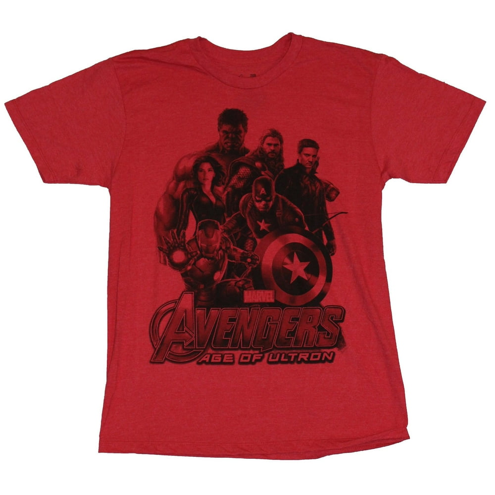 The Avengers - The Avengers Mens T-Shirt - Age of Ultron Realistic ...