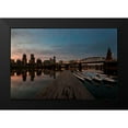 thumbnail image 2 of Berzel, Erin 24x17 Black Modern Framed Museum Art Print Titled - Portland Waterfront II, 2 of 5