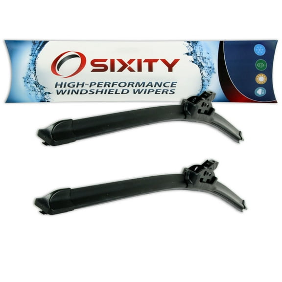 Sixity Auto XTS Frameless Front Windshield Wiper Blades compatible with Mazda RX-7