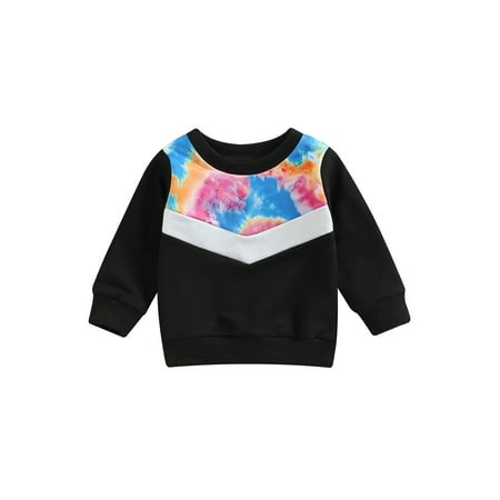 

Bagilaanoe Newborn Baby Girl Boy Oversized Sweatshirt Long Sleeve Camouflage/Tie-Dye/Leopard Print Pullover 6M 12M 18M 24M Infant Loose Tee Tops