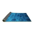 thumbnail image 2 of Ahgly Company Indoor Rectangle Oriental Turquoise Blue Industrial Area Rugs, 2' x 5', 2 of 4