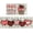 Buffalo Plaid Love Hearts, variant on Happy Easter Kitchen Rugs and Mats Set of 2,Spring Bunny Eggs Tulip Flowers Floral Kitchen Mat,Rabbit Non Slip Washable Kitchen Floor Sink Mats Decorations for Home Kitchen 18"x48"+18"x30"