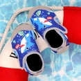 thumbnail image 2 of YUNCITY Baby Boys Girls Swim Water Shoes Toddler Sneakers Soft Sole Non- Quick Drying Strap Design Everyday Outdoor Beach Swimming Activities Blue 12-15 Months, 2 of 3