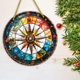 thumbnail image 3 of Reflective Acrylic Hanging Art Ornament With Intricate Designs For Garden Patio Yard And Home, 3 of 5