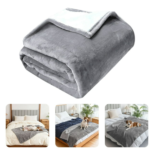 Couverture Lavable pour Lit d'Animal de Compagnie pour Canapé et Utilisation Confortable en Camping