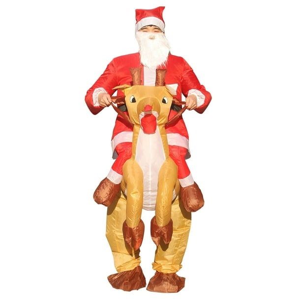 Traje inflable de Navidad Foto Prop Disfraces de cosplay cómodos